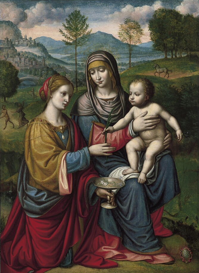 Virgin and Child with Saint Catherine