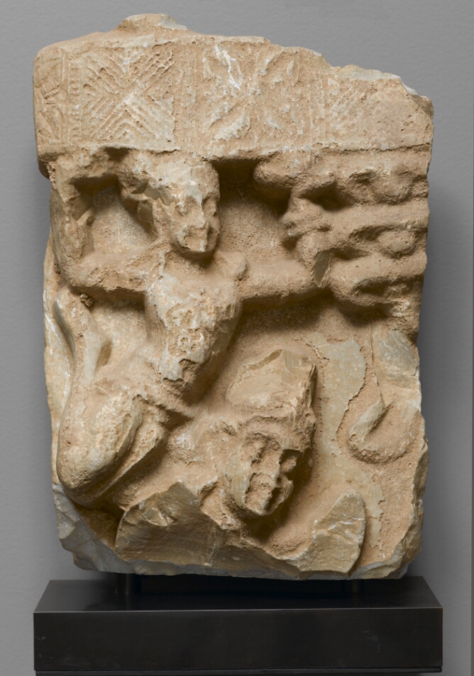 Relief Fragment with Flying Celestial Being