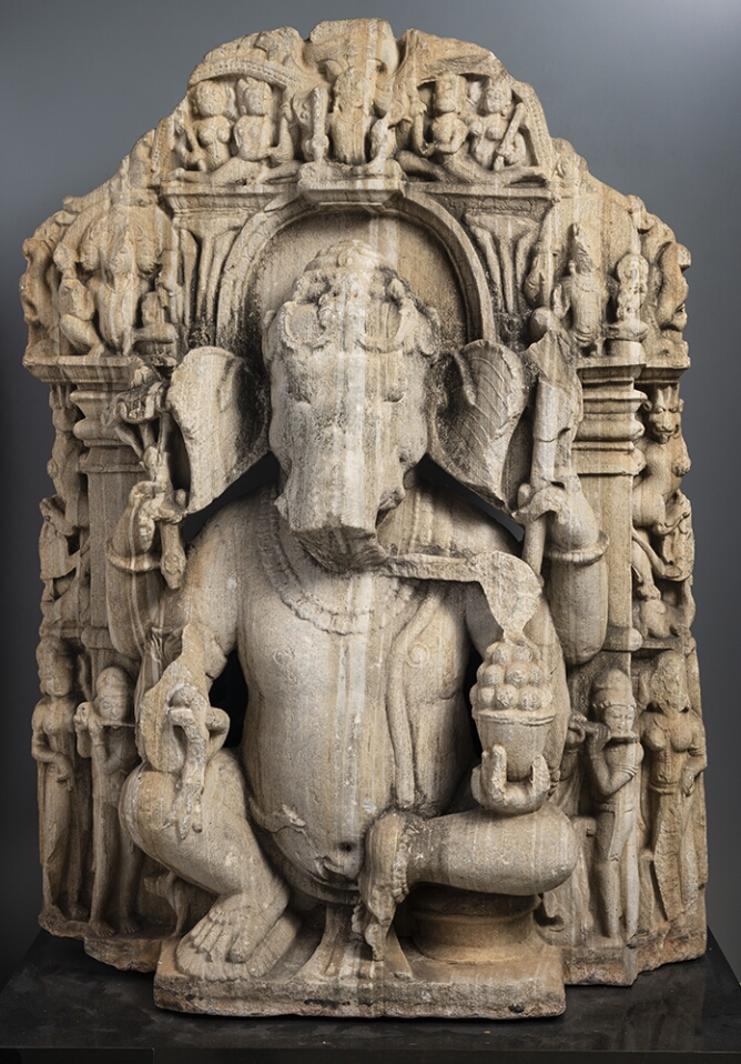 Ganesha with the Hindu Triad