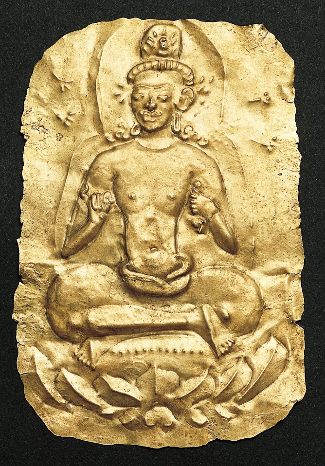 Plaque with Bodhisattva