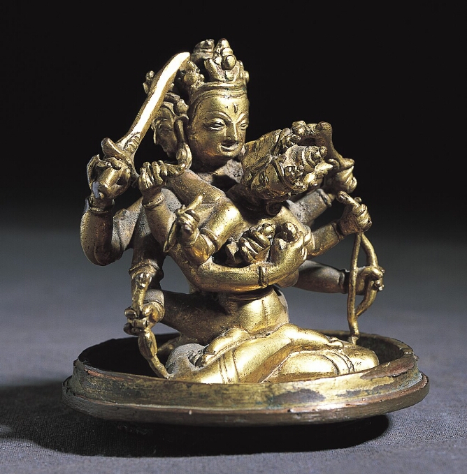 Bodhisattva Manjusri Embracing His Spouse