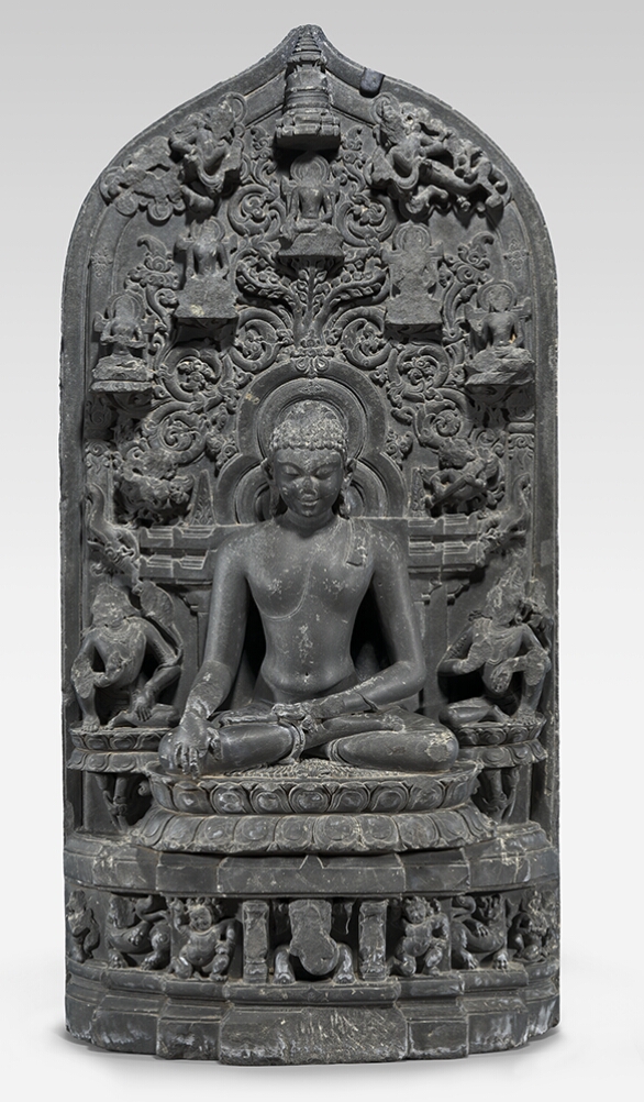 Stele with Buddhas and Bodhisattvas