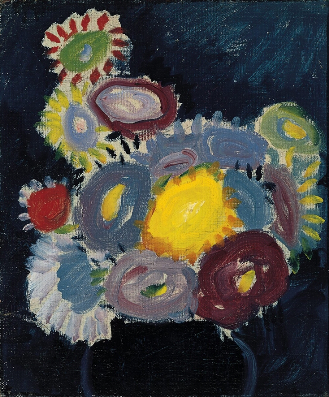 Still Life with Yellow Flower