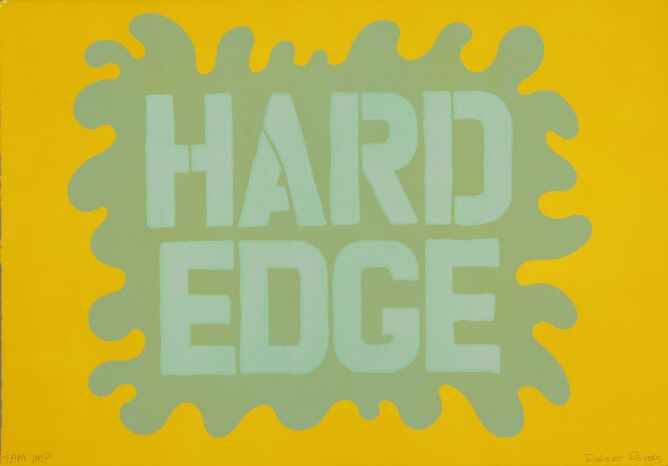Hard Edge Image at Least 22 X 30" in Size