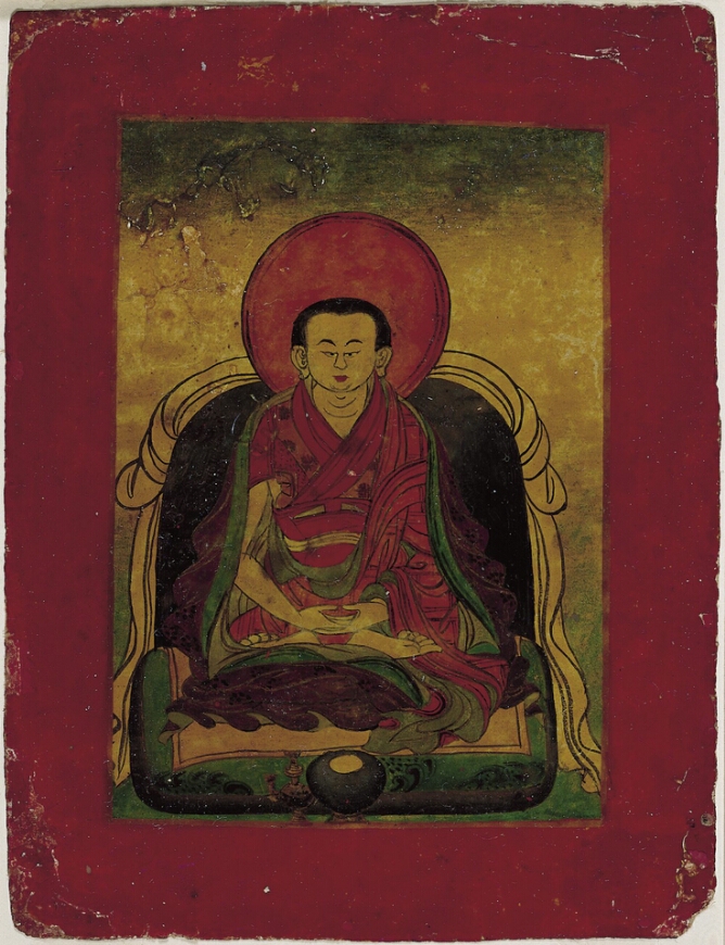 Initiation Card with Monk