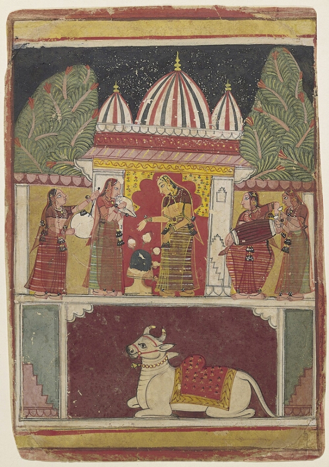 Folio from a Ragamala Series: Bhairavi Ragini