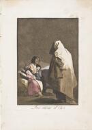 Caprichos: Here Comes the Bogey-Man (Que viene el coco) - Goya y Lucientes, Francisco de
