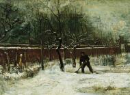 Winter (The Vicarage Garden under Snow) - Gogh, Vincent van