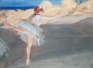 The Star: Dancer on Pointe - Degas, Edgar