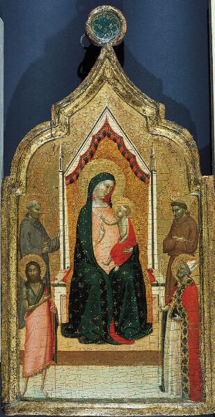 Madonna and Child Enthroned with Saints John Gualbertus, John the Baptist, Francis and Nicholas
