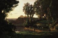 Site in Italy - Corot, Jean-Baptiste Camille