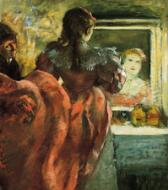 Actress in Her Dressing Room - Degas, Edgar