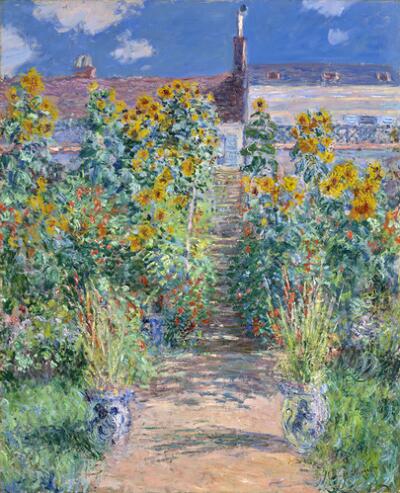 Norton Simon Museum, Monet Artist S Garden At Vetheuil