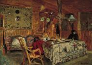 The Pitch Pine Room (formerly Denise Natanson and Marcelle Aron in the Summer House at Villerville, Normandy) - Vuillard, Édouard