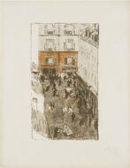 Some Aspects of Life in Paris: Street Corner Viewed from Above - Bonnard, Pierre