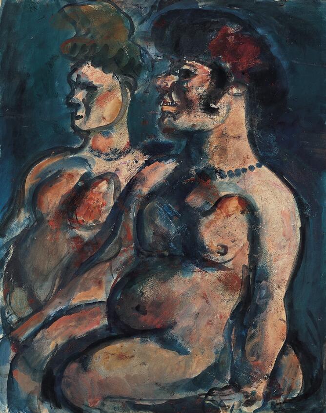 Two Nudes (The Sirens)