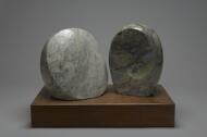Two Forms (Green and Green) - Hepworth, Barbara