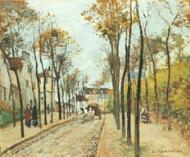 The Boulevard des Fossés, Pontoise - Pissarro, Camille