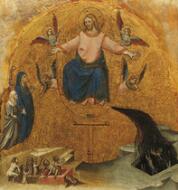 Coronation of the Virgin Altarpiece:  Last Judgement - Guariento di Arpo