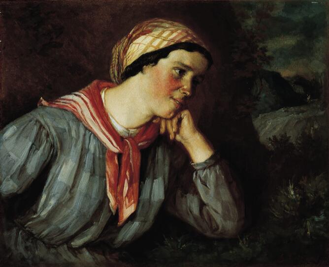 Peasant Girl with a Scarf