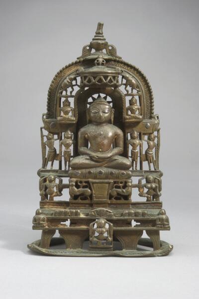 Jain Altarpiece with Kumthanatha and Retinue