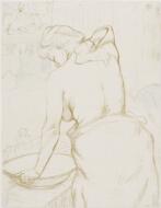Elles:  Woman Washing - Toulouse-Lautrec, Henri de