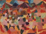 With the Mountain Range - Klee, Paul
