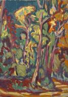 Trees in Autumn - Kirchner, Ernst Ludwig