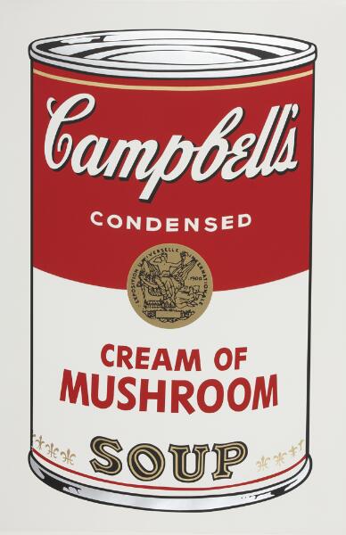 Campbell's Soup I: Cream of Mushroom