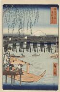 Ryōgoku, Edo - Hiroshige, Andō Utagawa