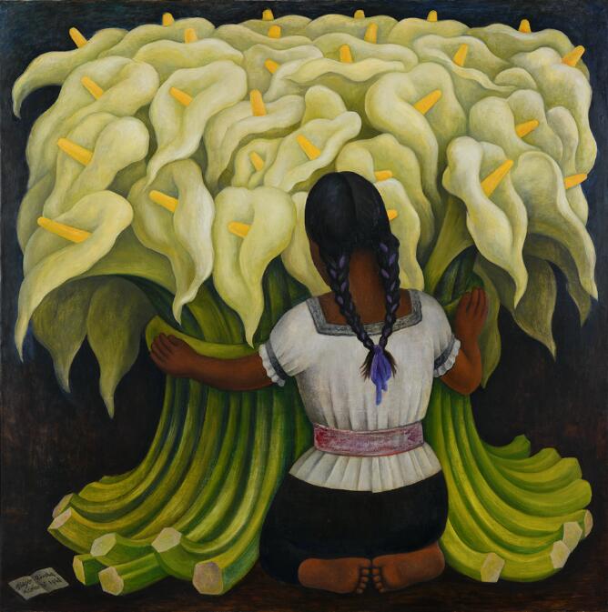 The Flower Vendor (Girl with Lilies)
