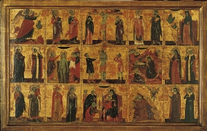 Scenes in the Life of Christ with Patron Saints (15 Scenes)
