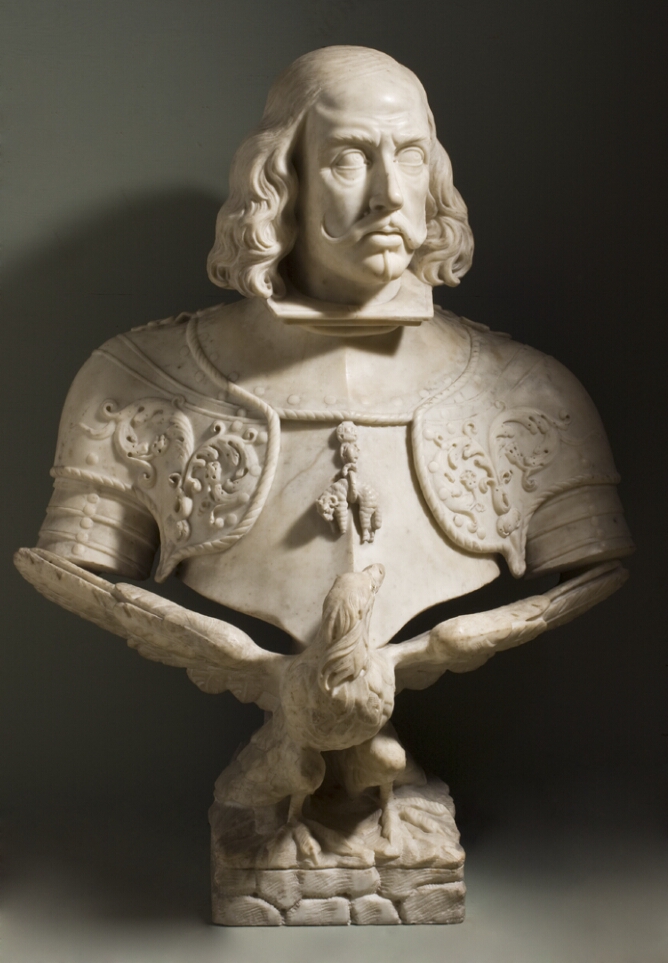 Bust Portrait of King Philip IV Supported by an Eagle