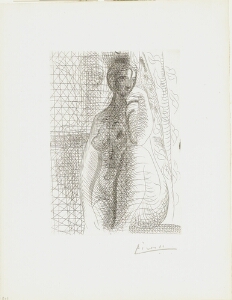 Suite Vollard, 1939, Paris: Seated Nude with Bended Leg (Seated Nude)