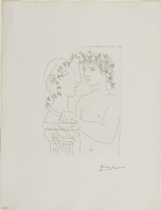 Suite Vollard, 1939, Paris: Young Sculptor at Work