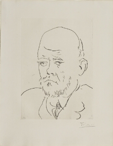Suite Vollard, 1939, Paris: Portrait of Vollard, III