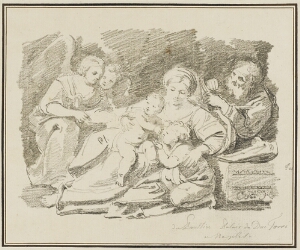 Study After Nicolas Poussin: Holy Family (from the Della Torre Palace)