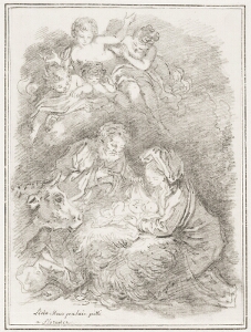 Study After Lieven Mehus: Nativity (from the Pitti Palace)