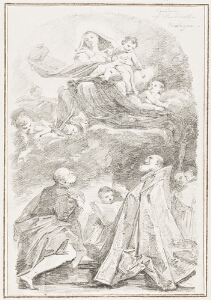 Study After Giacomo Cavedoni: The Virgin and Child with St. Alo and St. Petronius (from the Church of St. Alo)