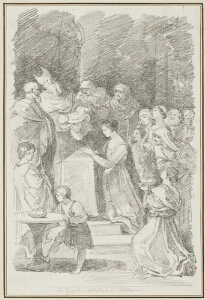 Study After Guido Reni: Purification of the Virgin (from the Cathedral)