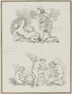 Study after Agostino Carracci: Triumph of Venus (from the Palazzo Ducale)