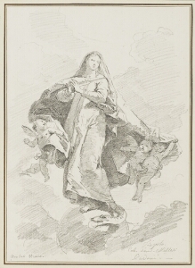 Study After Giovanni Battista Tiepolo: Immaculate Conception (from the Aracoeli)