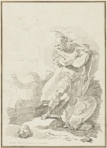 Study after Giovanni Battista Tiepolo:  Annibale Seeing the Head of Asdrubale (from the Palazzo Dolfin)