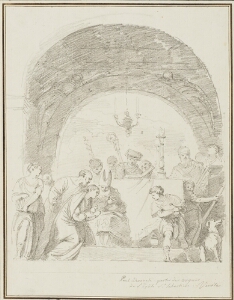 Study after Paolo Veronese: Presentation at the Temple (from the San Sebastiano)