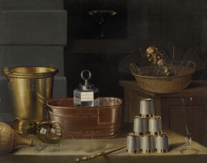 Still Life with Empty Glasses