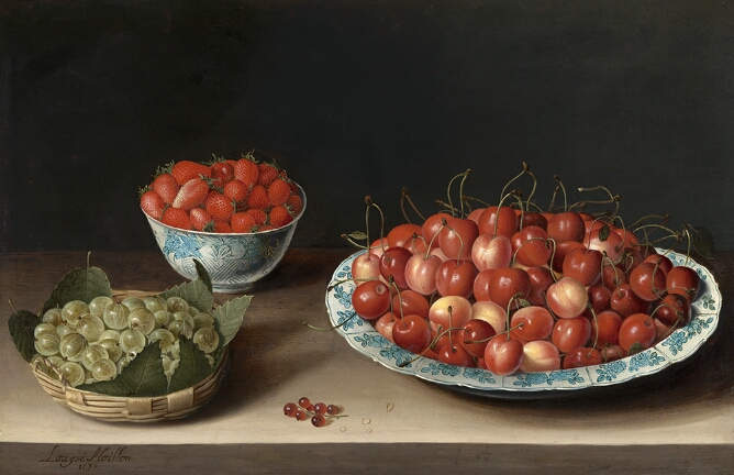 Still Life with Cherries, Strawberries and Gooseberries
