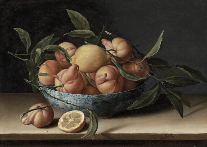 Still Life with Bowl of Bitter Oranges and a Lemon
