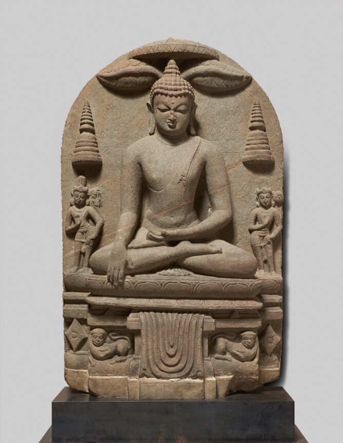 Buddhist Triad with Maitreya, Shakyamuni and Avalokiteshvara