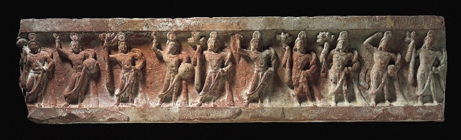 Segment of a Frieze with Worshipers