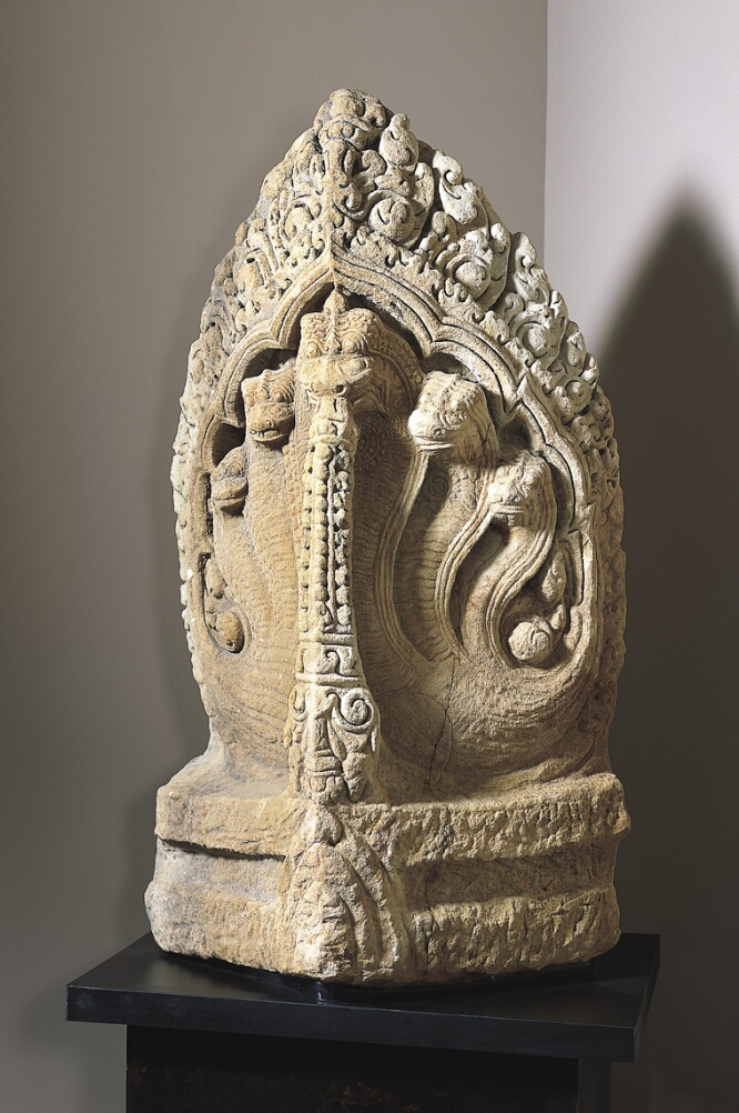 Antefix with Five-headed Serpent